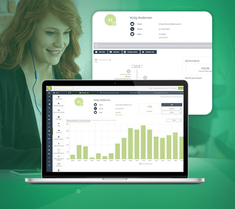 CRM adaptado a tus necesidades: nueva tarjeta de contacto en SALESmanago